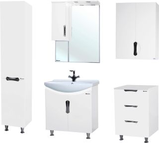 Тумба под раковину Bellezza Лагуна 65см белый 00000001375